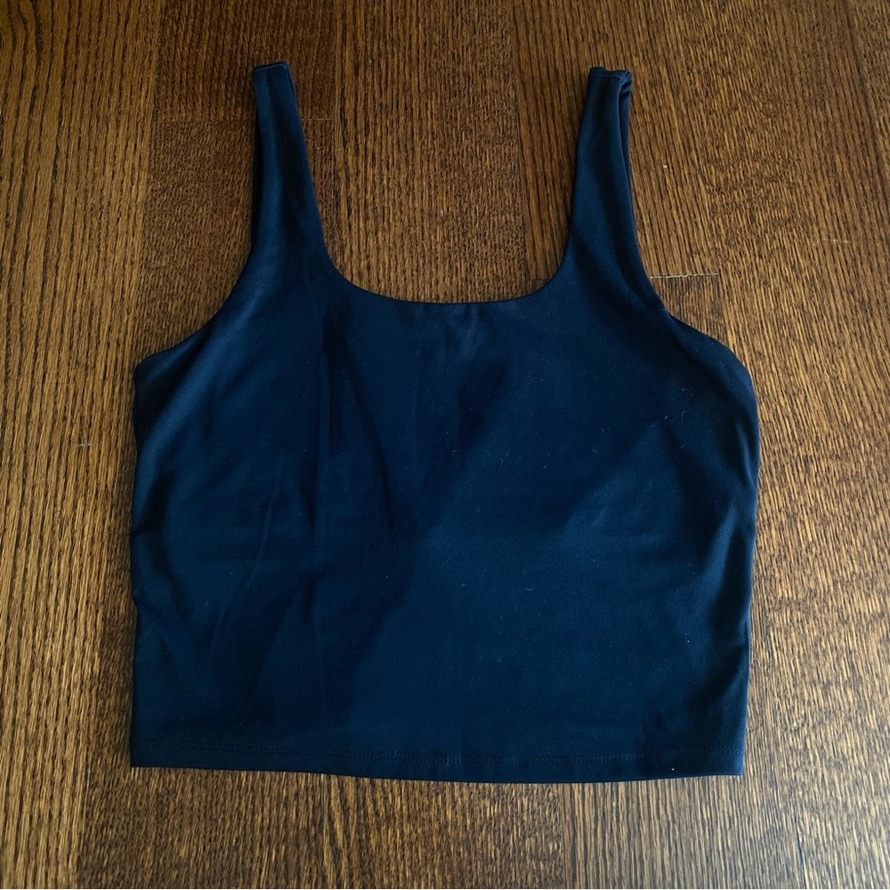 Black Crop Top Tank